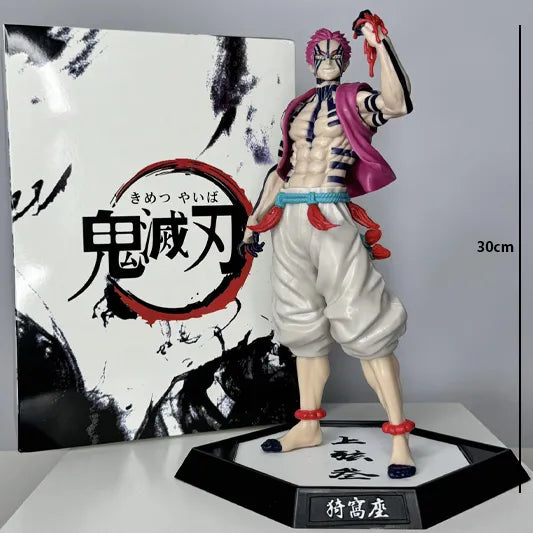 DEMON SLAYER AKAZA FIGURE 30CM WITH BOX