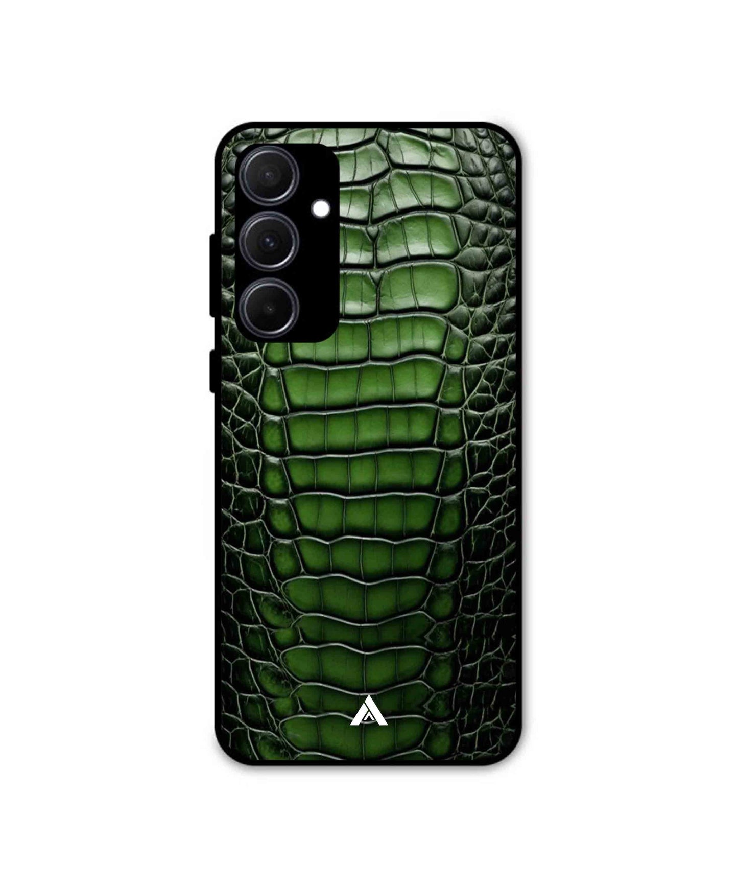 Alligator Skin Pattern Casora 01 Metal Back Cover Phone Case