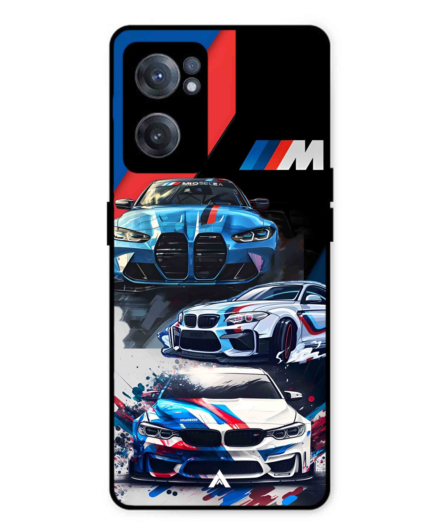 BMW 32 Car Metal Back Cover Phone Case for Oneplus Nord CE 2