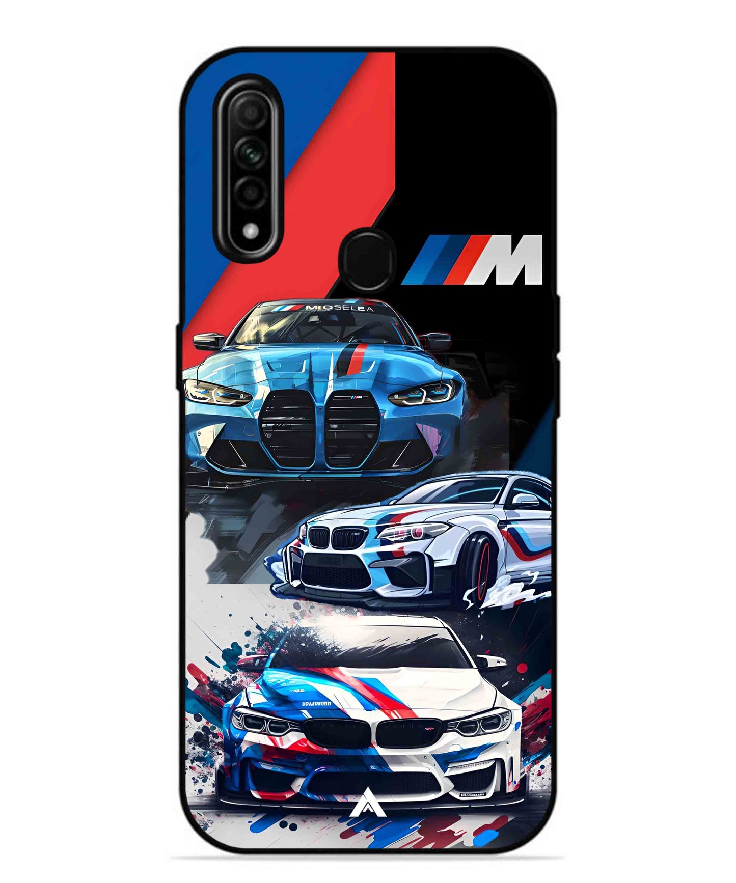 BMW 32 Car Metal Back Cover Phone Case for Oppo A31