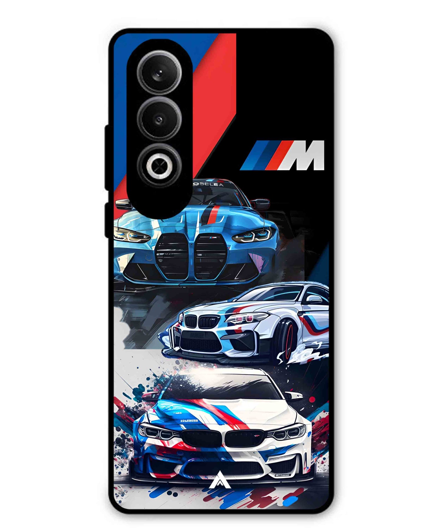 BMW 32 Car Metal Back Cover Phone Case for Oppo K12