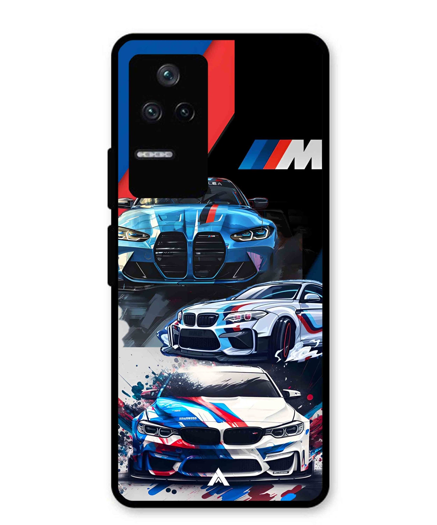 BMW 32 Car Metal Back Cover Phone Case for Poco F4