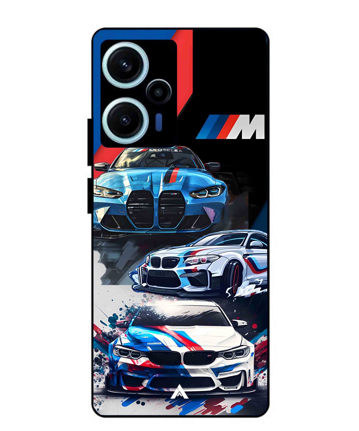 BMW 32 Car Metal Back Cover Phone Case for Poco F5