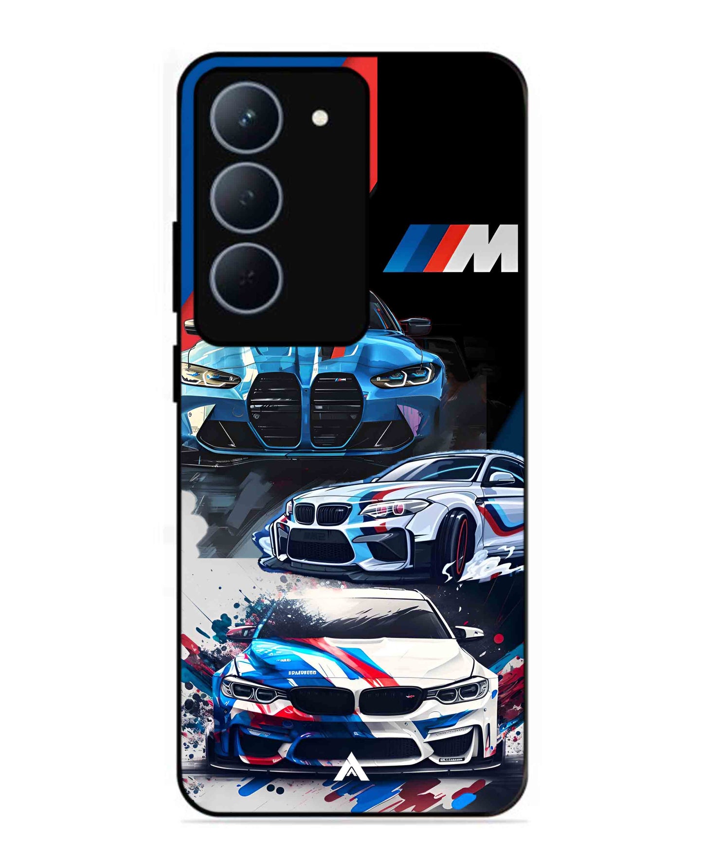 BMW 32 Car Metal Back Cover Phone Case for Realme 14X