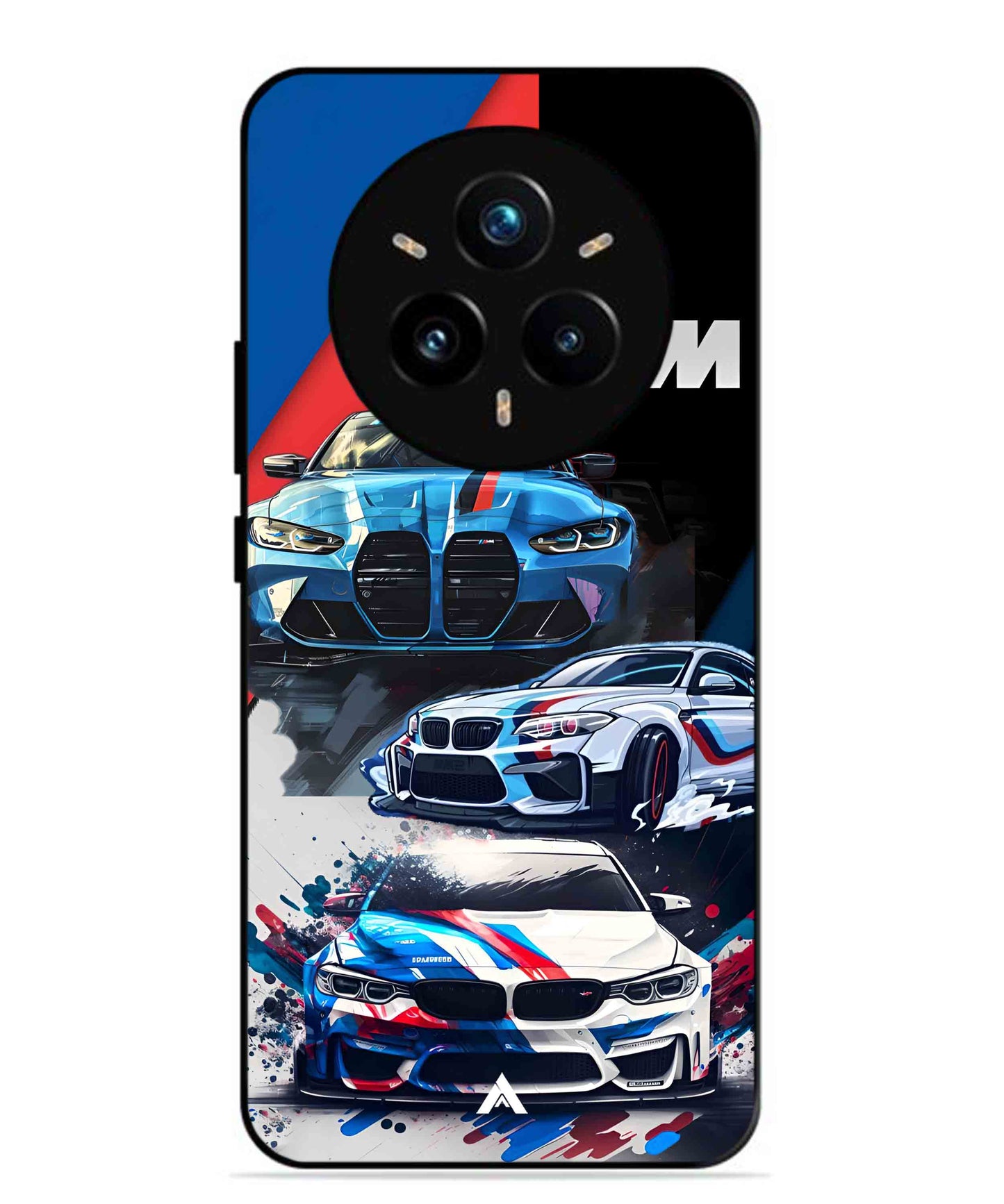 BMW 32 Car Metal Back Cover Phone Case for Realme 14 Pro Plus