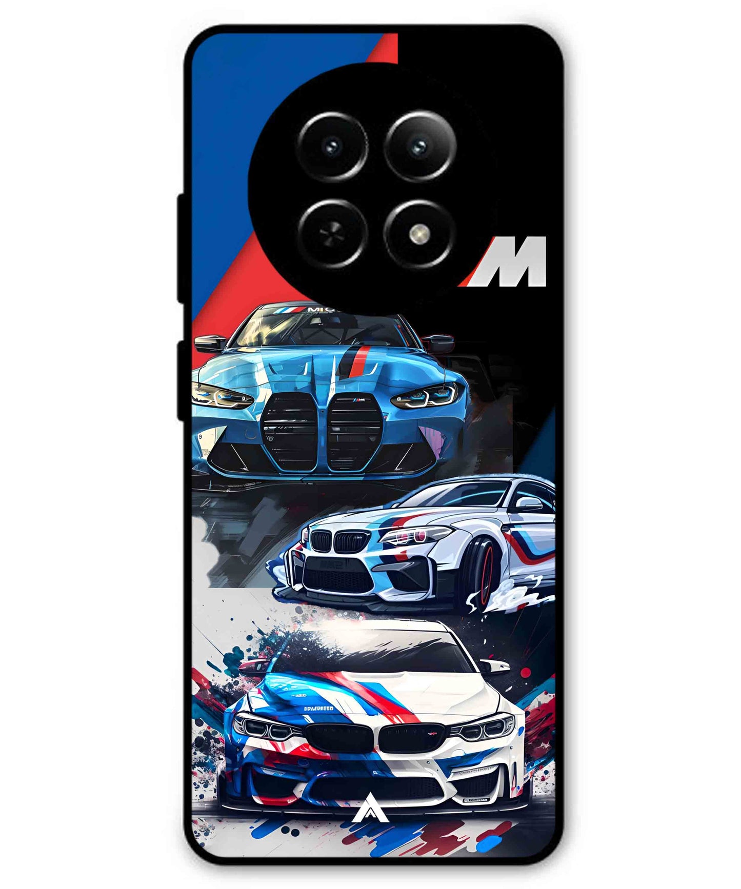 BMW 32 Car Metal Back Cover Phone Case for Realme C65