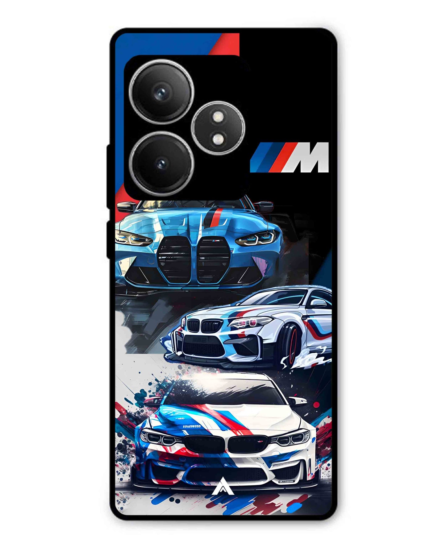 BMW 32 Car Metal Back Cover Phone Case for Realme GT 6T