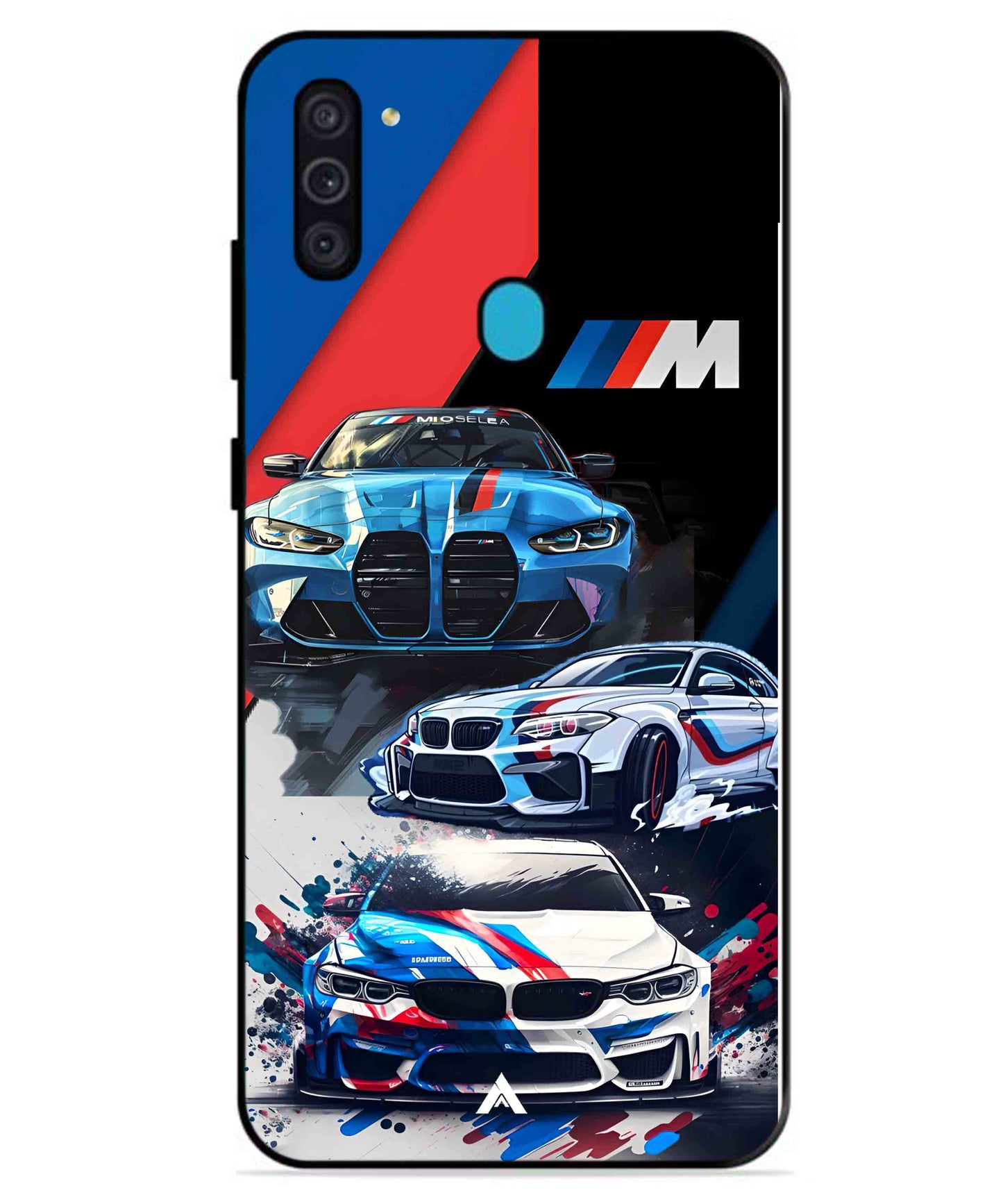 BMW 32 Car Metal Back Cover Phone Case for Samsung Galaxy A11