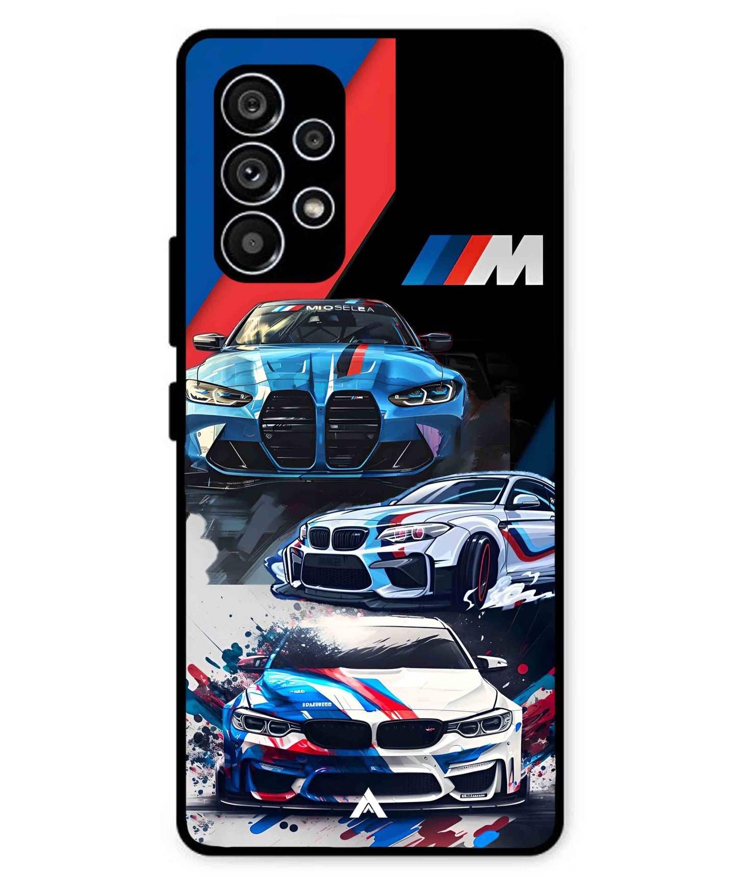 BMW 32 Car Metal Back Cover Phone Case for Samsung Galaxy A53