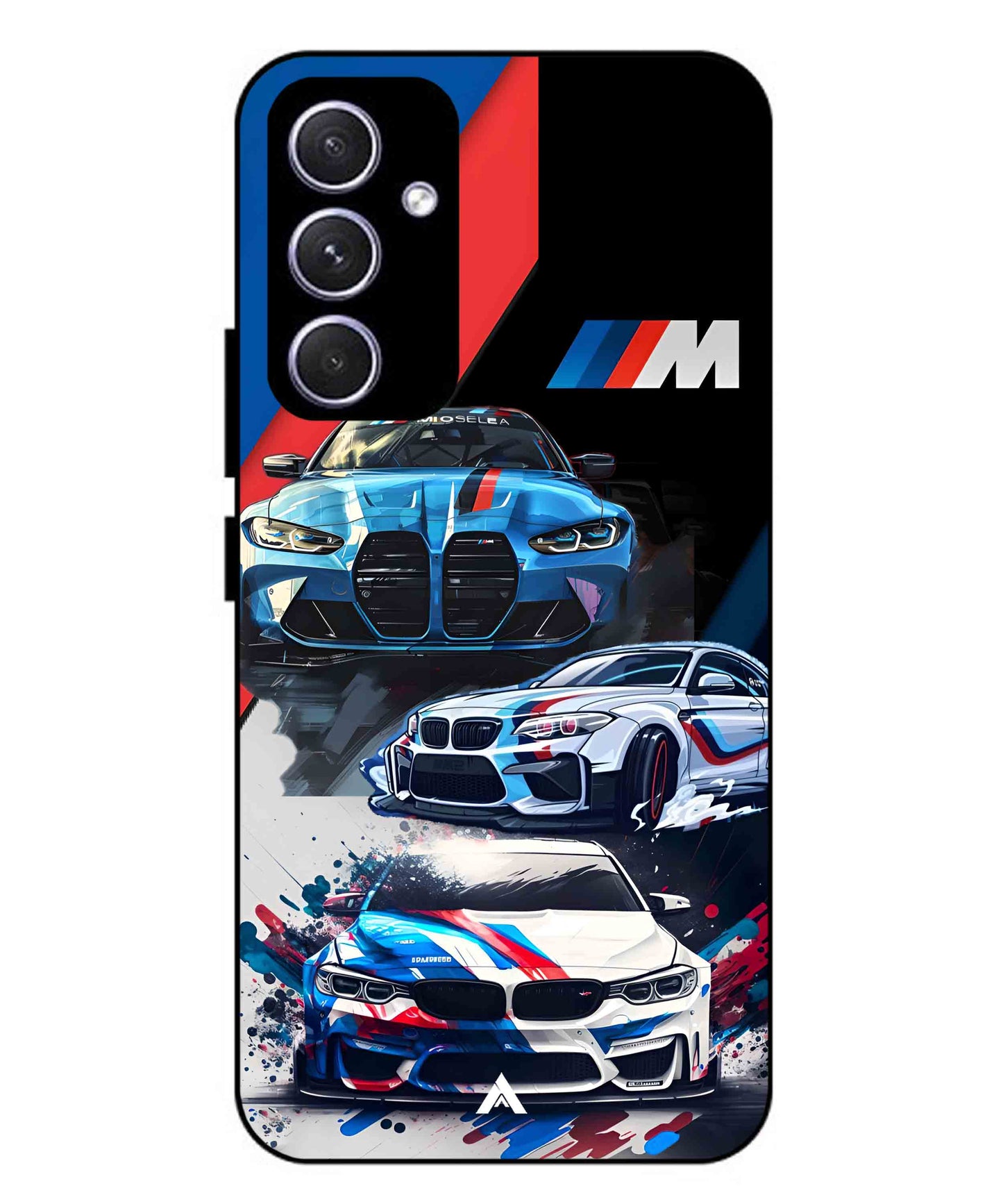 BMW 32 Car Metal Back Cover Phone Case for Samsung Galaxy A55
