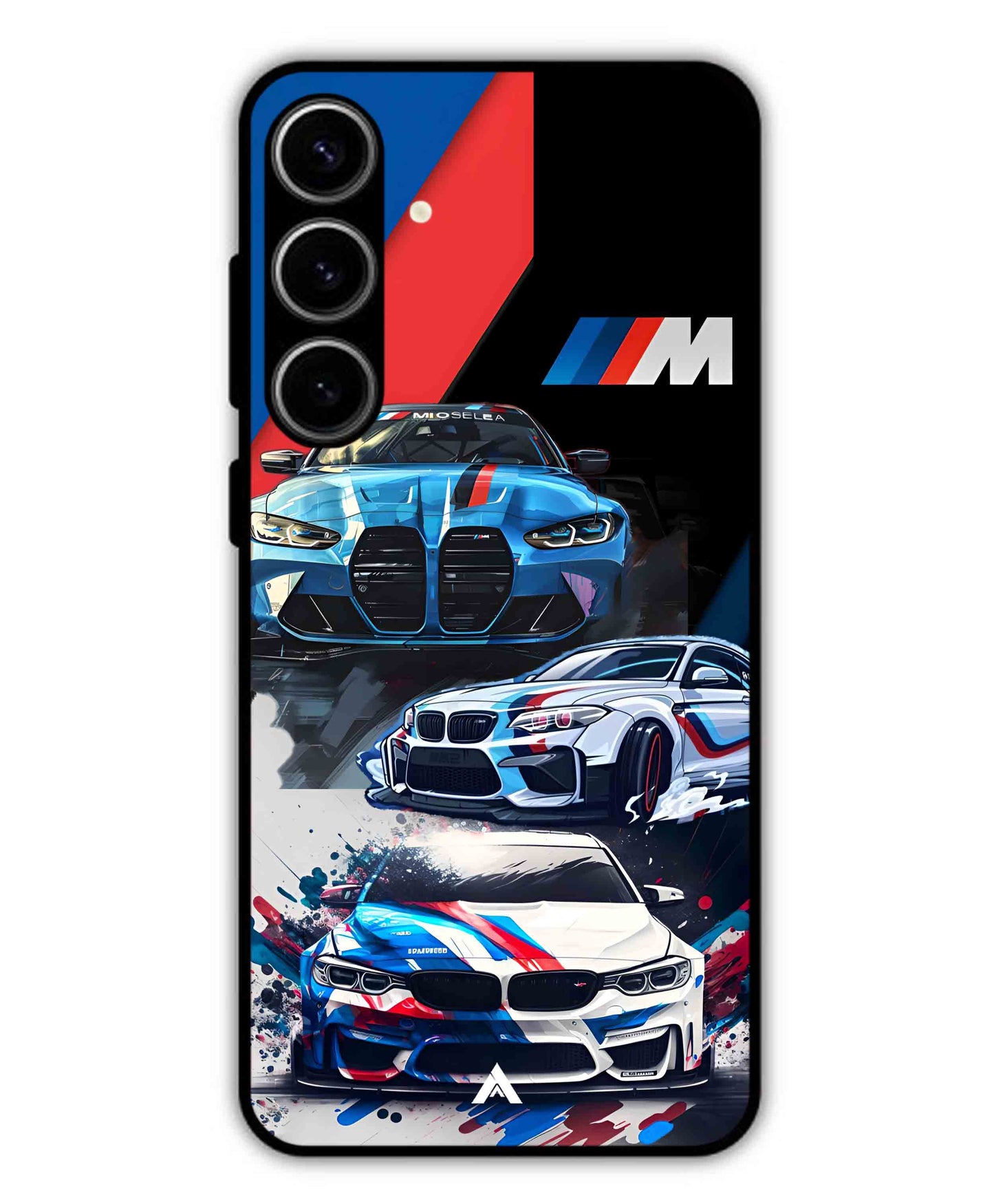 BMW 32 Car Metal Back Cover Phone Case for Samsung Galaxy S23 Plus
