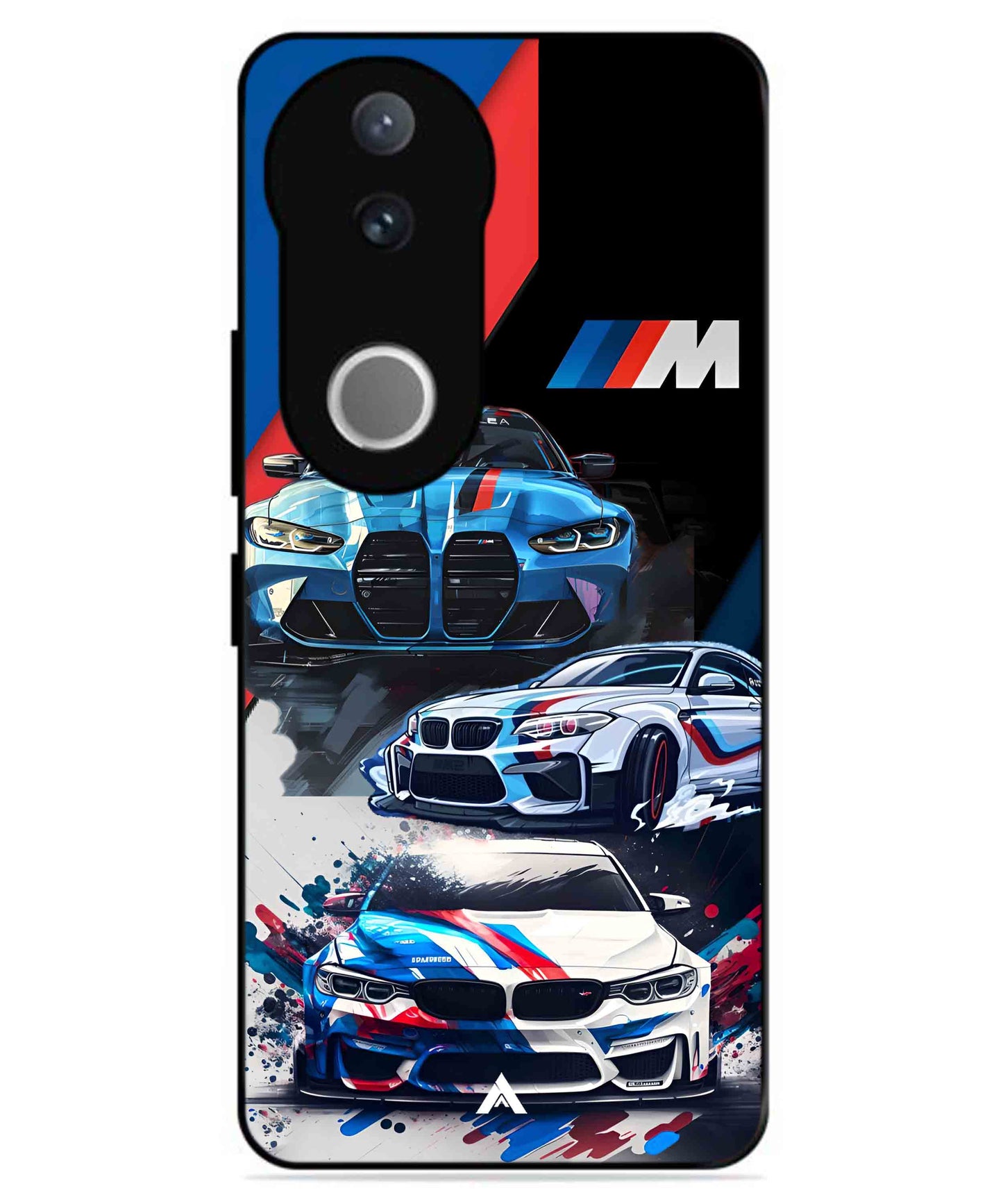 BMW 32 Car Metal Back Cover Phone Case for Vivo v50