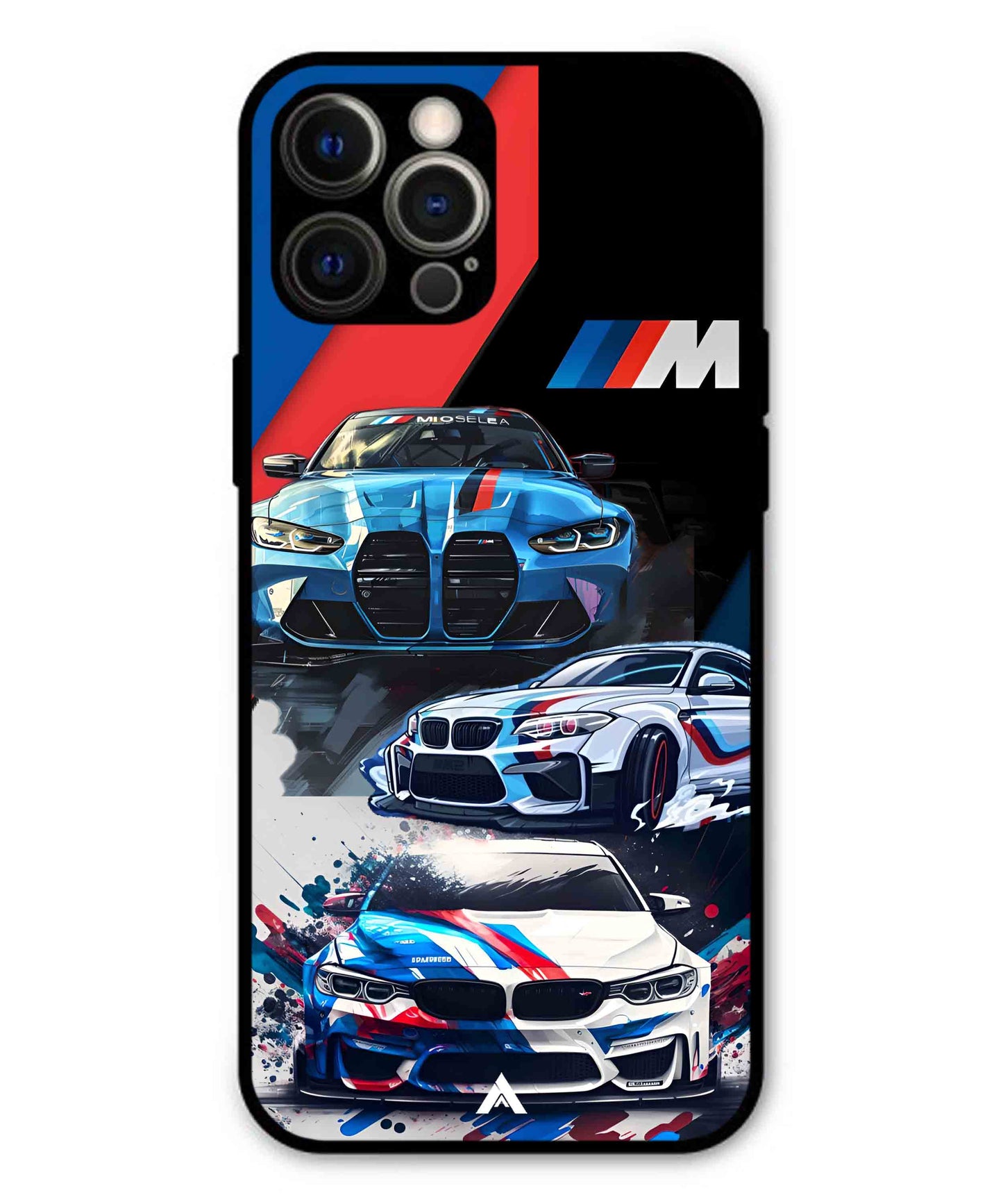 BMW 32 Car Metal Back Cover Phone Case for iPhone 12 Pro Max