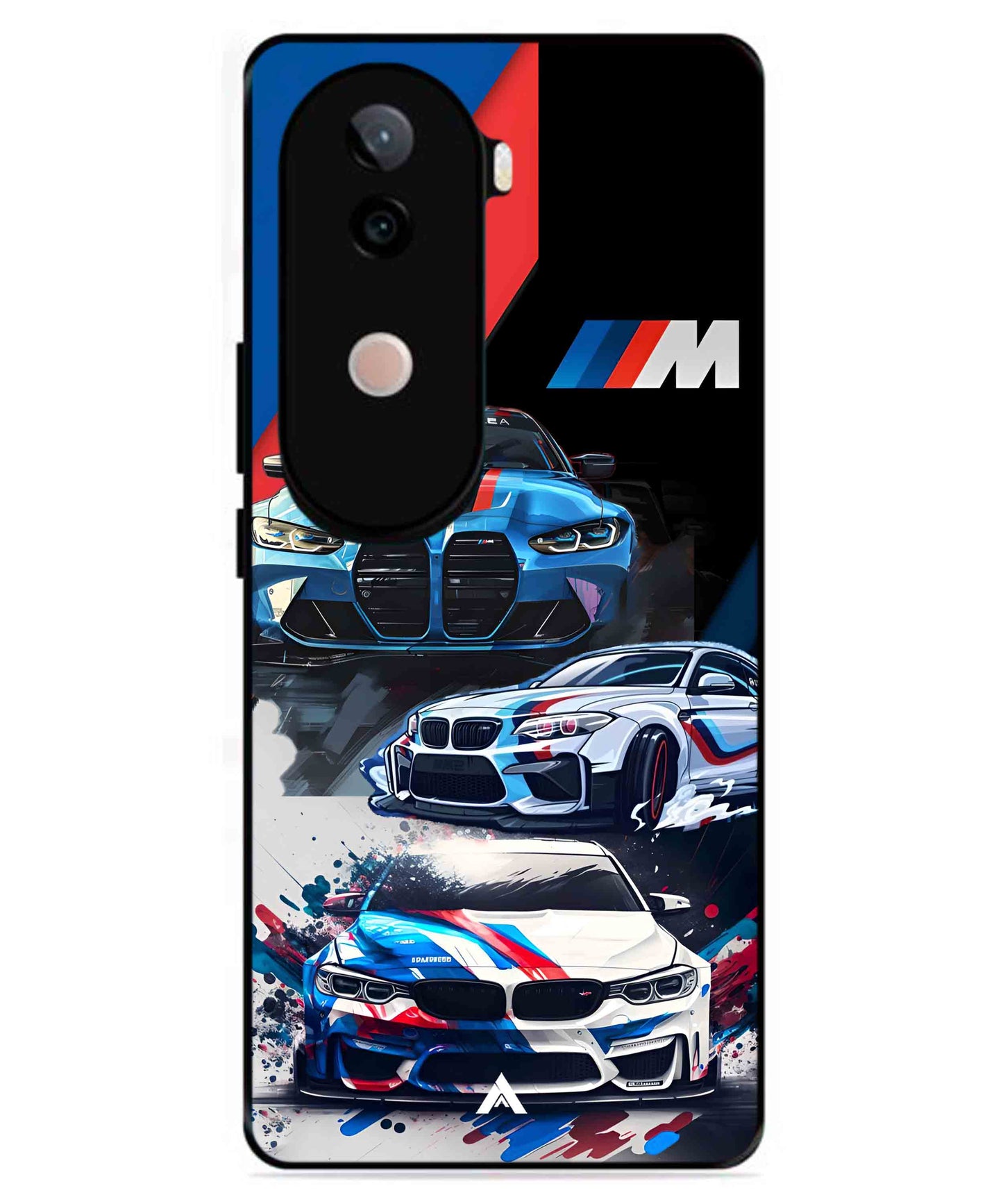 BMW 32 Car Metal Back Cover Phone Case for iQOO Z9s