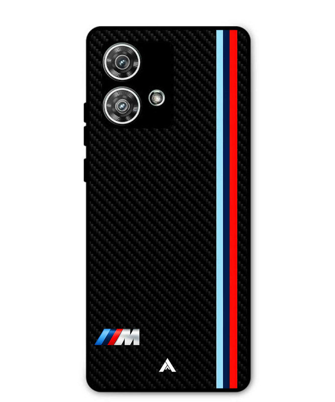 BMW Car Logo 1 Metal Back Cover Phone Case for Moto Edge 40 Neo