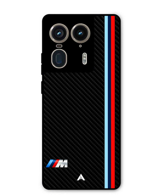 BMW Car Logo 1 Metal Back Cover Phone Case for Moto Edge 50 Ultra