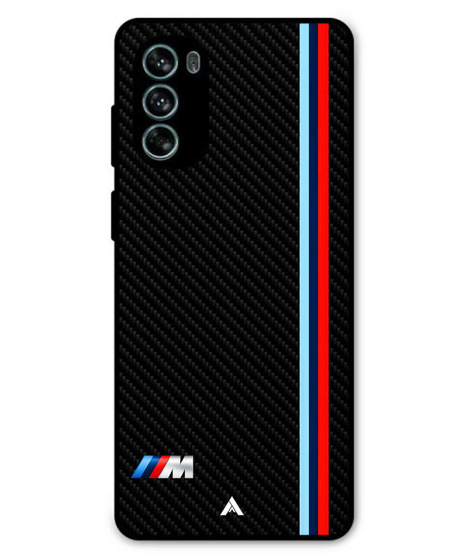 BMW Car Logo 1 Metal Back Cover Phone Case for Moto G62
