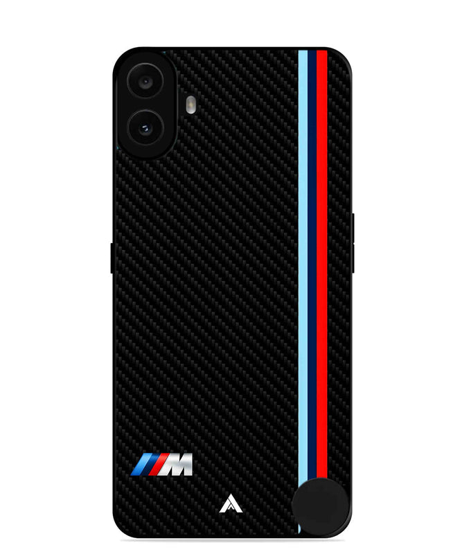 BMW Car Logo 1 Metal Back Cover Phone Case for Nothing CMF Phone 1
