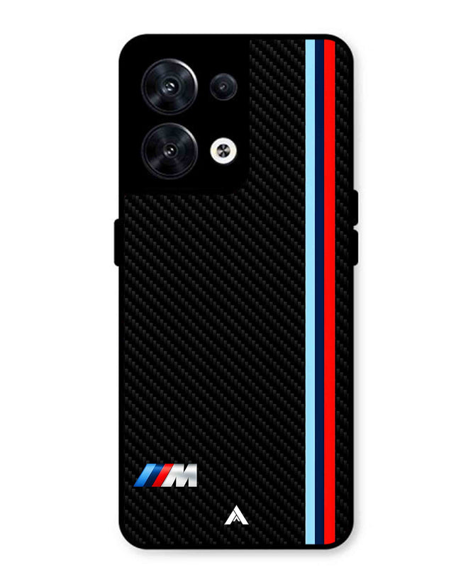 BMW Car Logo 1 Metal Back Cover Phone Case for Oppo Reno 8