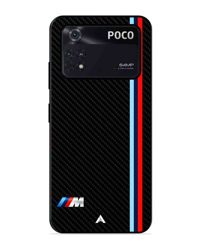 BMW Car Logo 1 Metal Back Cover Phone Case for Poco X4 Pro