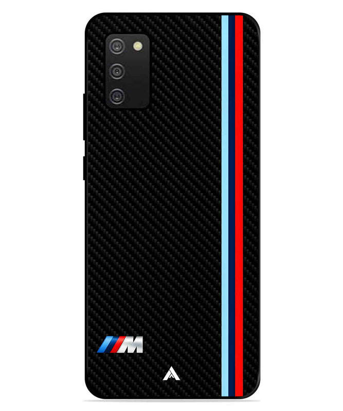 BMW Car Logo 1 Metal Back Cover Phone Case for Samsung Galaxy A03s