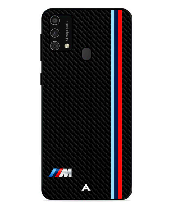 BMW Car Logo 1 Metal Back Cover Phone Case for Samsung Galaxy F41
