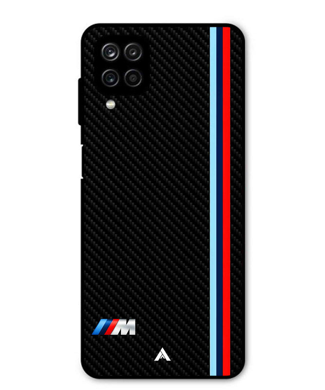 BMW Car Logo 1 Metal Back Cover Phone Case for Samsung Galaxy M12