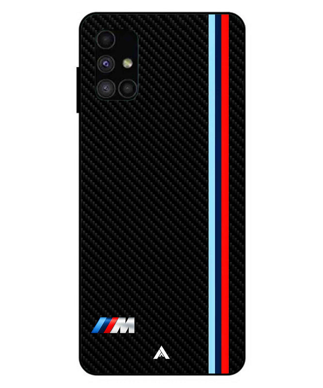 BMW Car Logo 1 Metal Back Cover Phone Case for Samsung Galaxy M51