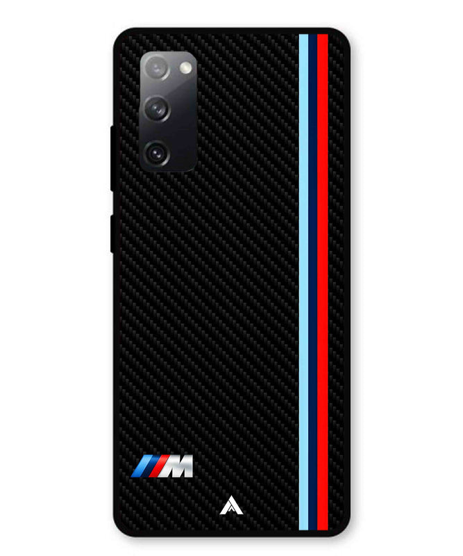BMW Car Logo 1 Metal Back Cover Phone Case for Samsung Galaxy S20