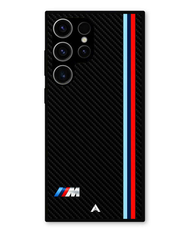 BMW Car Logo 1 Metal Back Cover Phone Case for Samsung Galaxy S23 Ultra