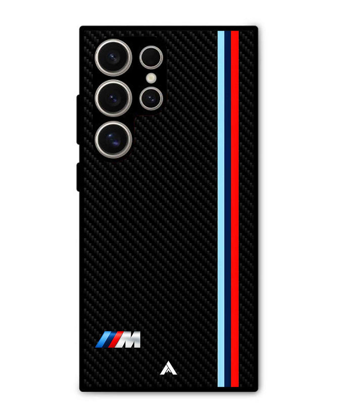 BMW Car Logo 1 Metal Back Cover Phone Case for Samsung Galaxy S24 Ultra