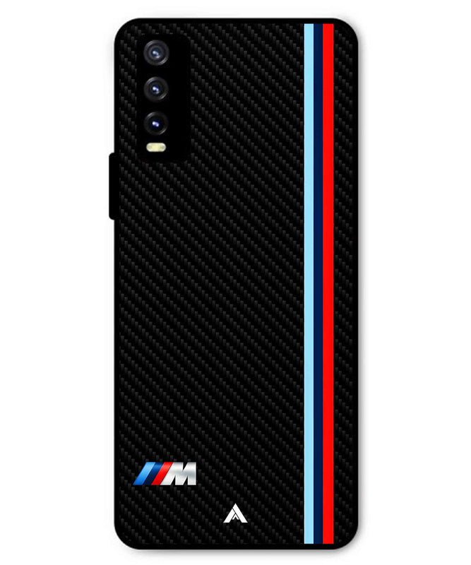 BMW Car Logo 1 Metal Back Cover Phone Case for Vivo Y20a