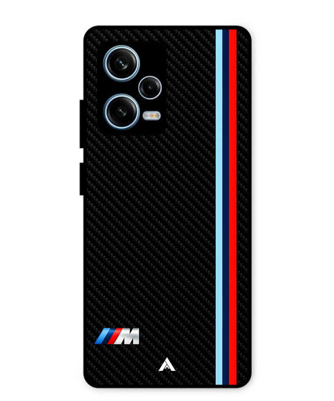 BMW Car Logo 1 Metal Back Cover Phone Case for Xiaomi Redmi Note 12 Pro