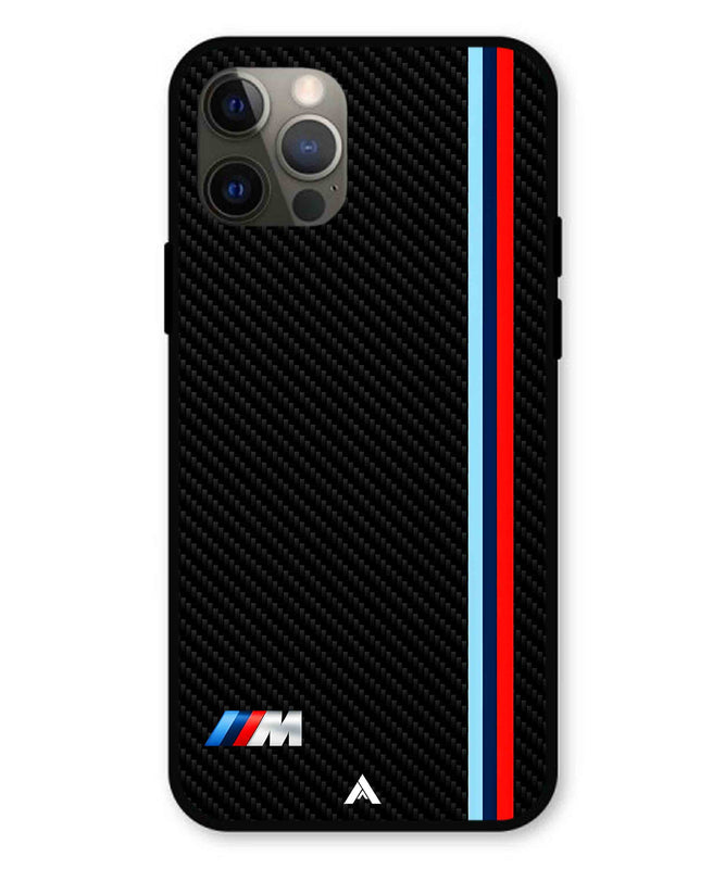 BMW Car Logo 1 Metal Back Cover Phone Case for iPhone 12 Pro