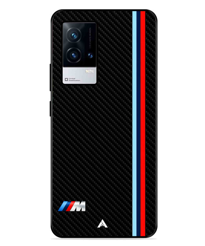 BMW Car Logo 1 Metal Back Cover Phone Case for iQOO 8