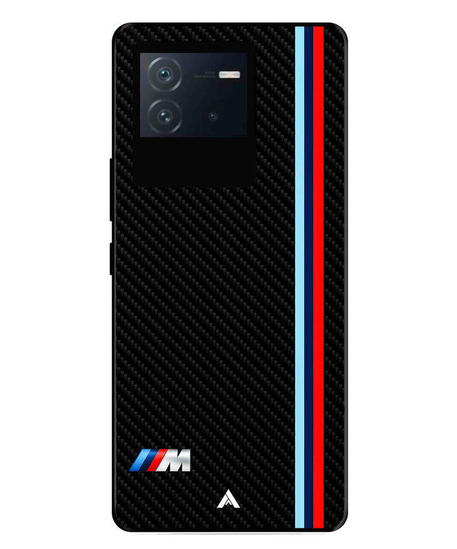 BMW Car Logo 1 Metal Back Cover Phone Case for iQOO Neo 6