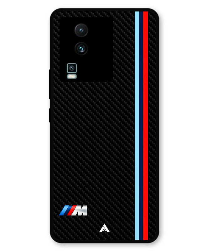 BMW Car Logo 1 Metal Back Cover Phone Case for iQOO Neo 7 Pro