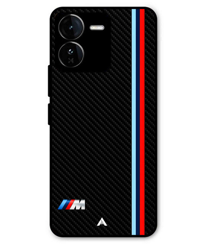 BMW Car Logo 1 Metal Back Cover Phone Case for iQOO Z9
