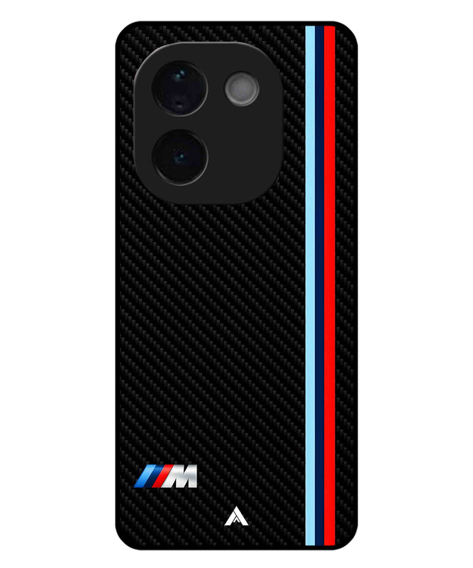 BMW Car Logo 1 Metal Back Cover Phone Case for iQOO Z9s Pro