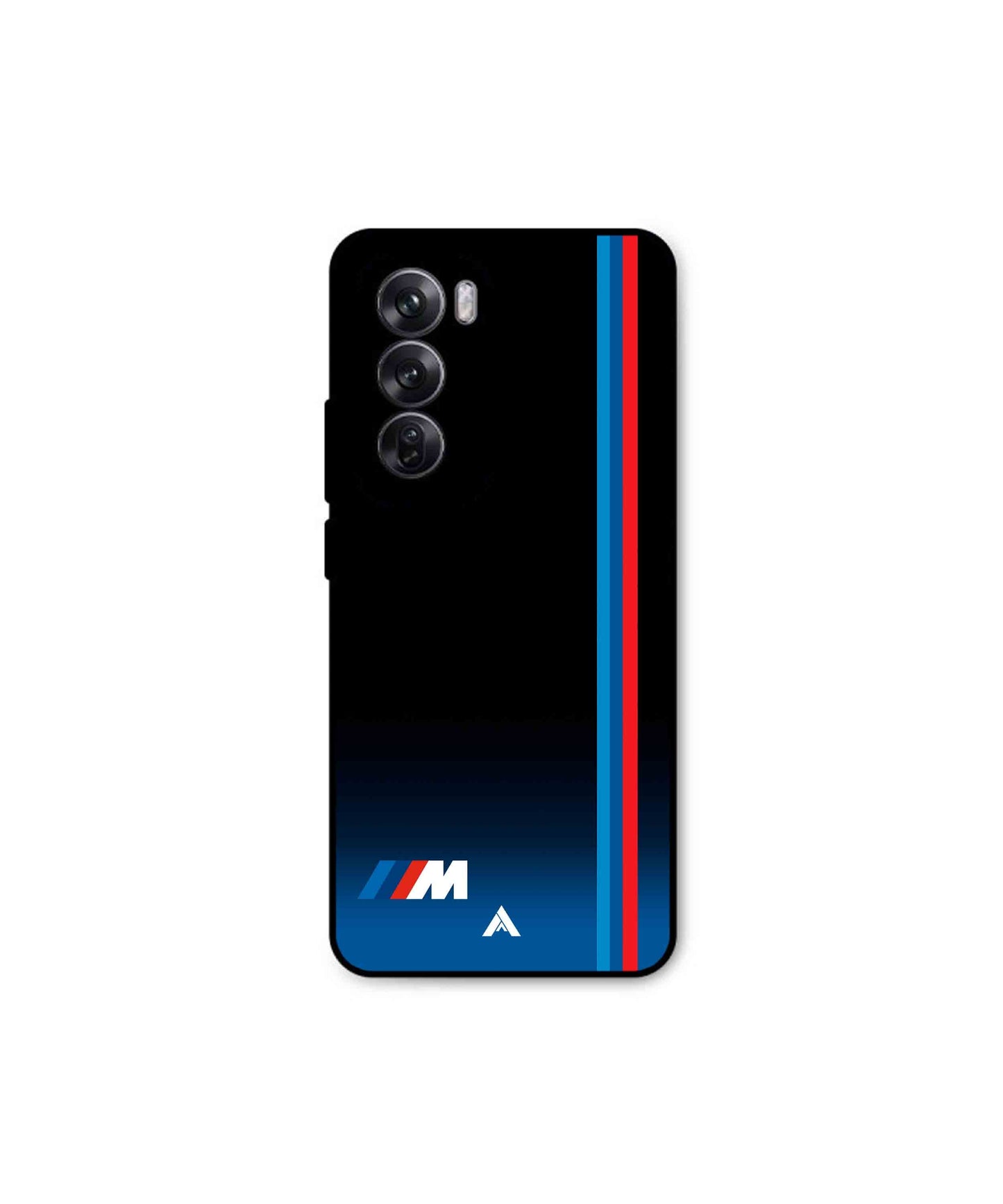 BMW Car Logo 4 Metal Back Cover Phone Case for Oppo Reno 12
