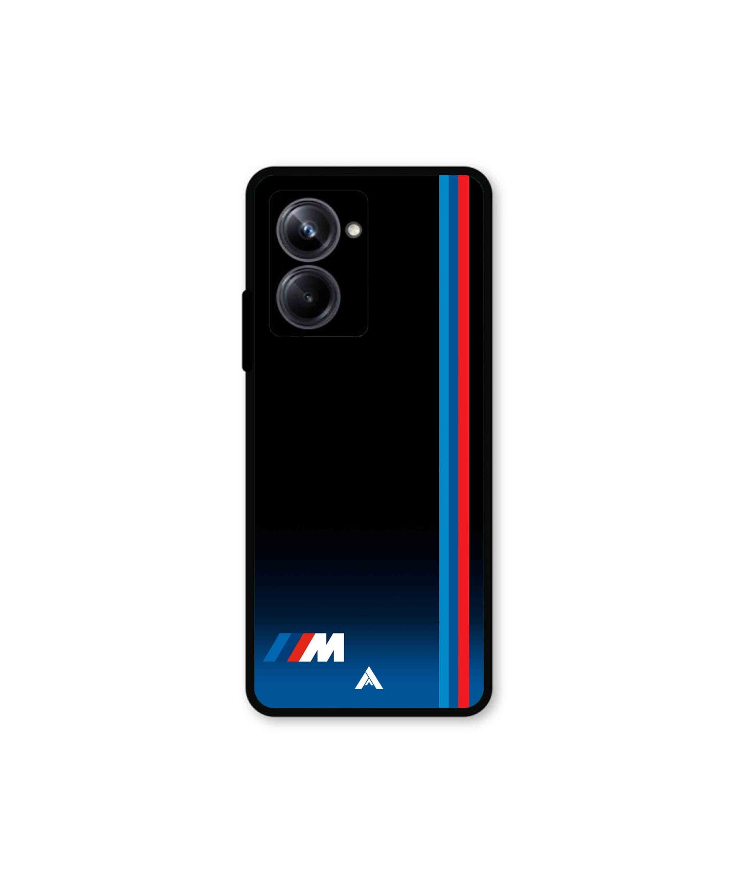 BMW Car Logo 4 Metal Back Cover Phone Case for Realme 10 Pro