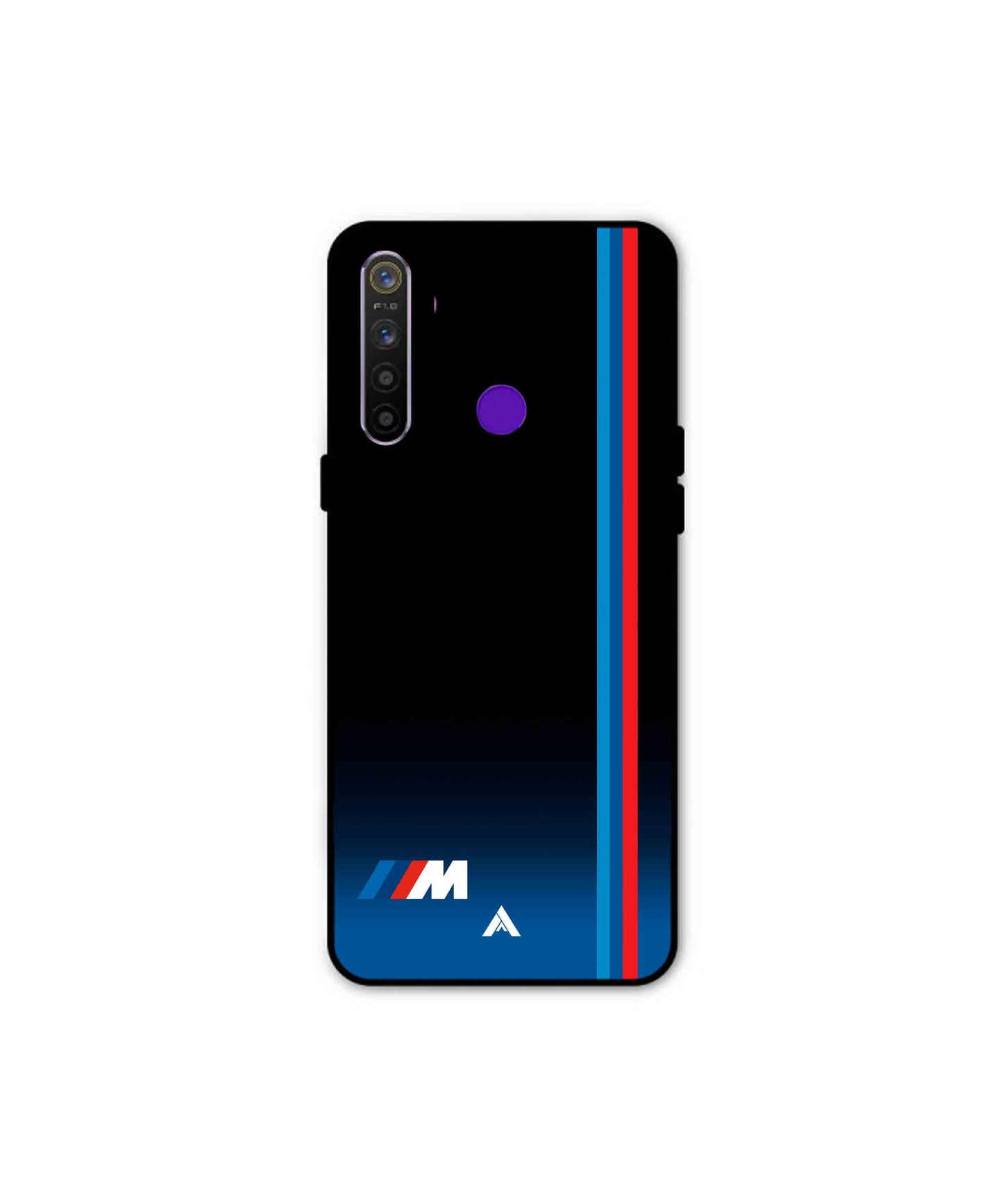 BMW Car Logo 4 Metal Back Cover Phone Case for Realme 5i