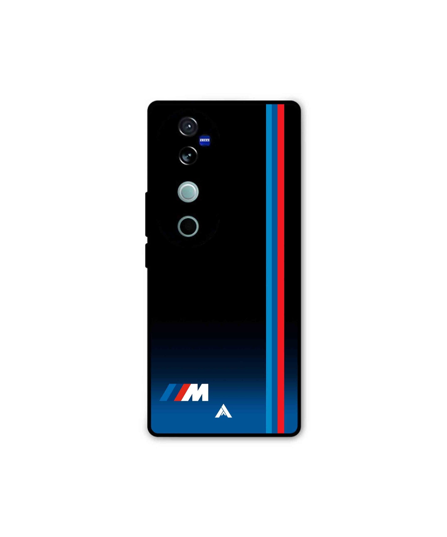 BMW Car Logo 4 Metal Back Cover Phone Case for Vivo T3 Ultra