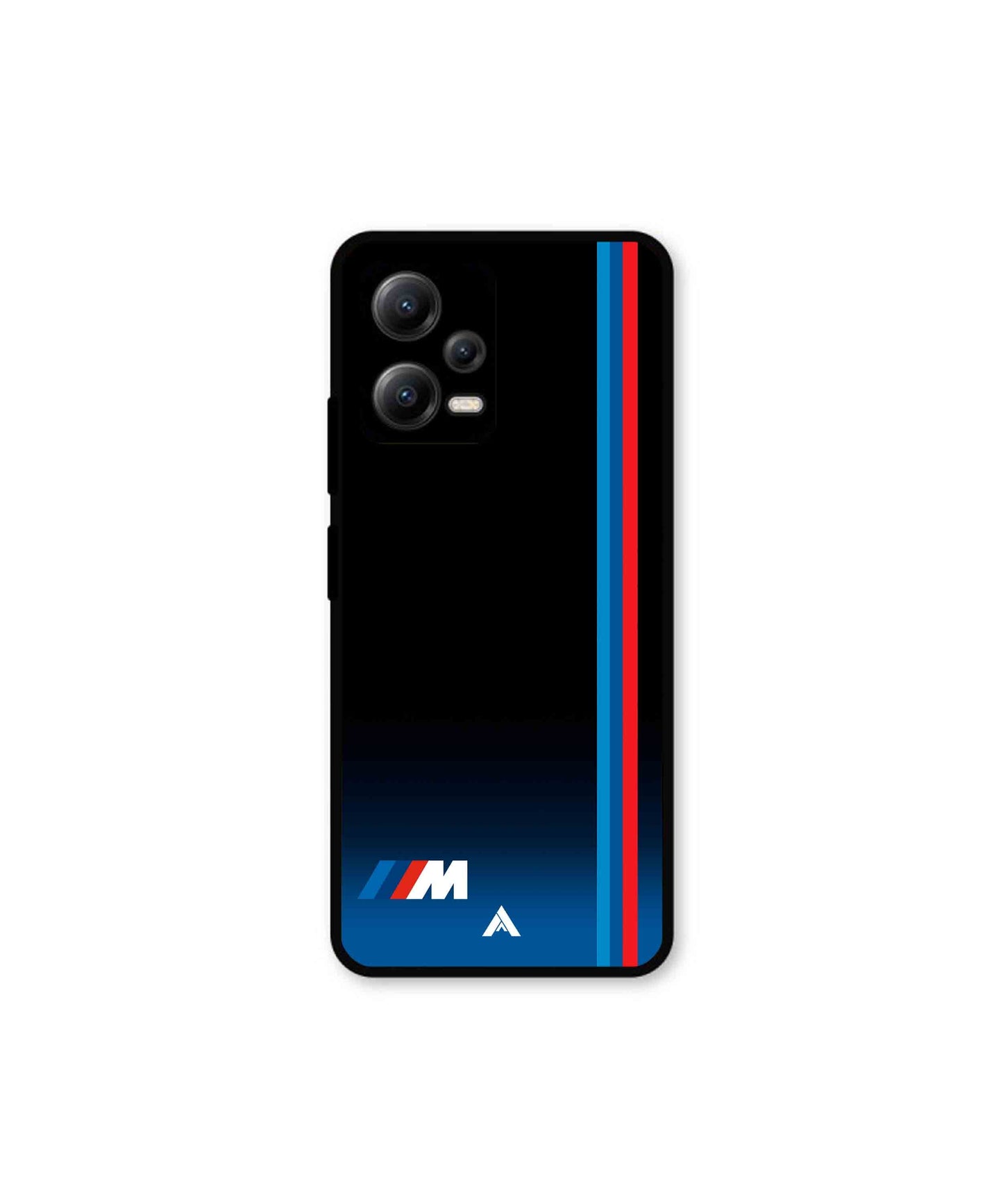 BMW Car Logo 4 Metal Back Cover Phone Case for Xiaomi Redmi Note 12 5G
