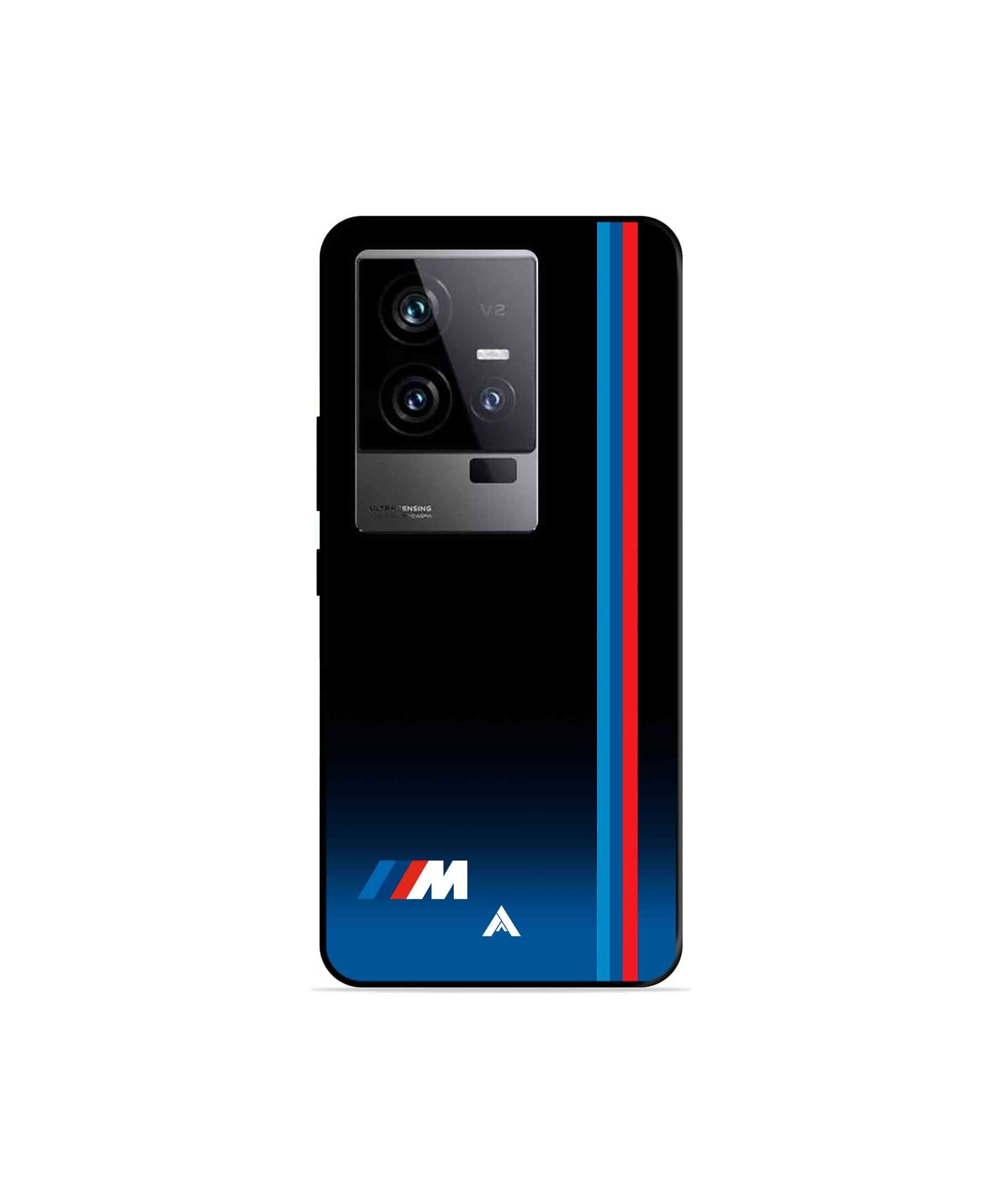BMW Car Logo 4 Metal Back Cover Phone Case for iQOO 11