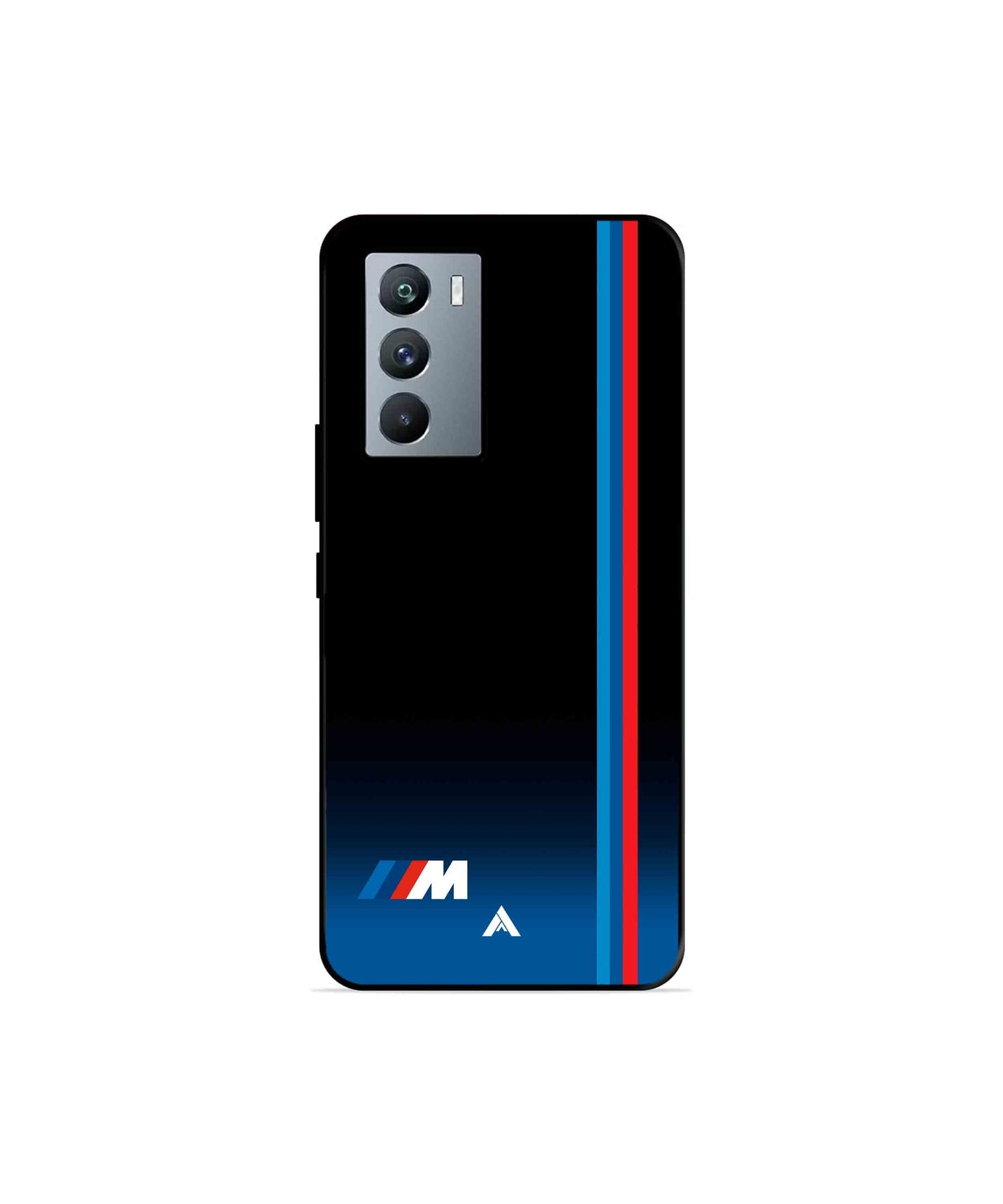 BMW Car Logo 4 Metal Back Cover Phone Case for iQOO 9 SE