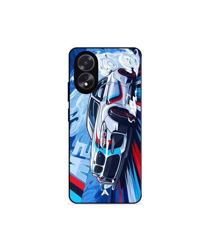BMW M2 Metal Back Cover Phone Case for Oppo A18