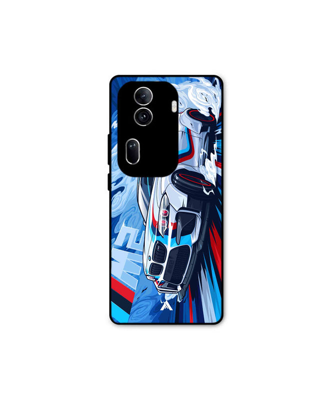 BMW M2 Metal Back Cover Phone Case for Oppo Reno 11 Pro