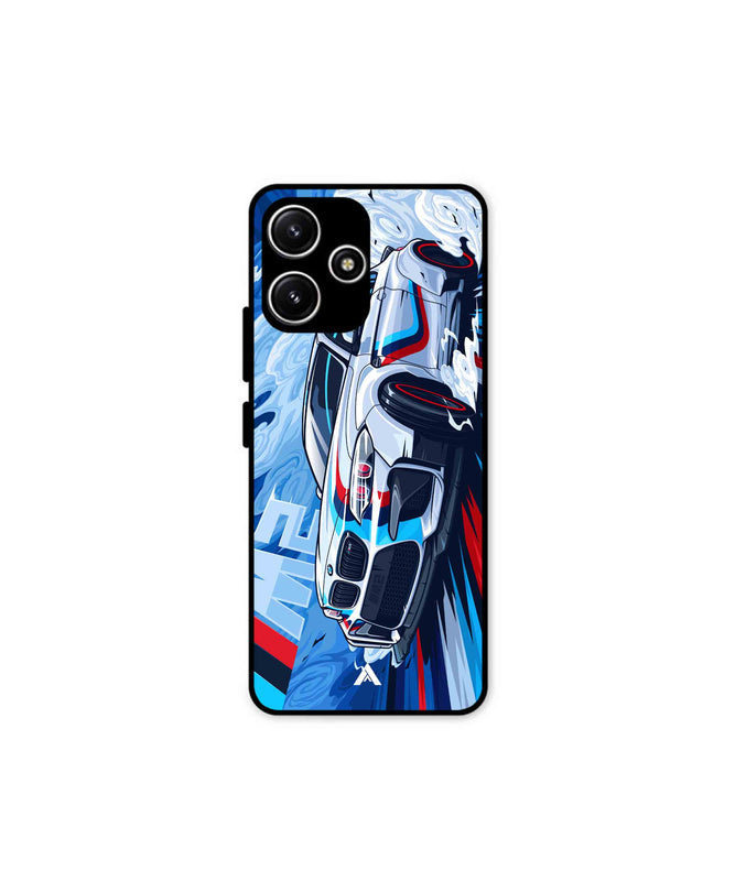 BMW M2 Metal Back Cover Phone Case for Poco M6 Pro
