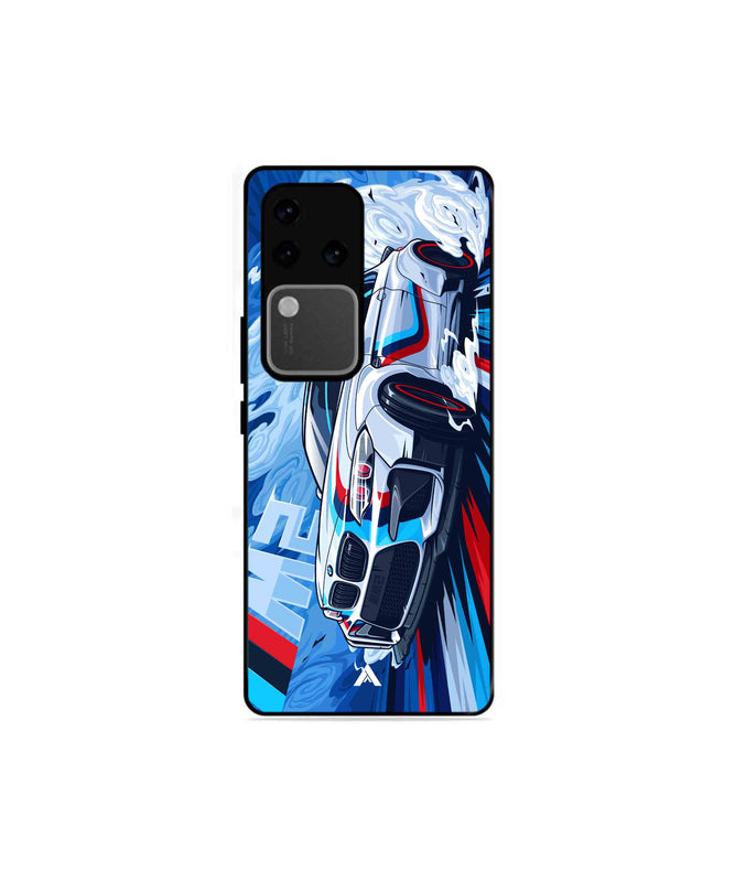 BMW M2 Metal Back Cover Phone Case for Vivo v30 Pro